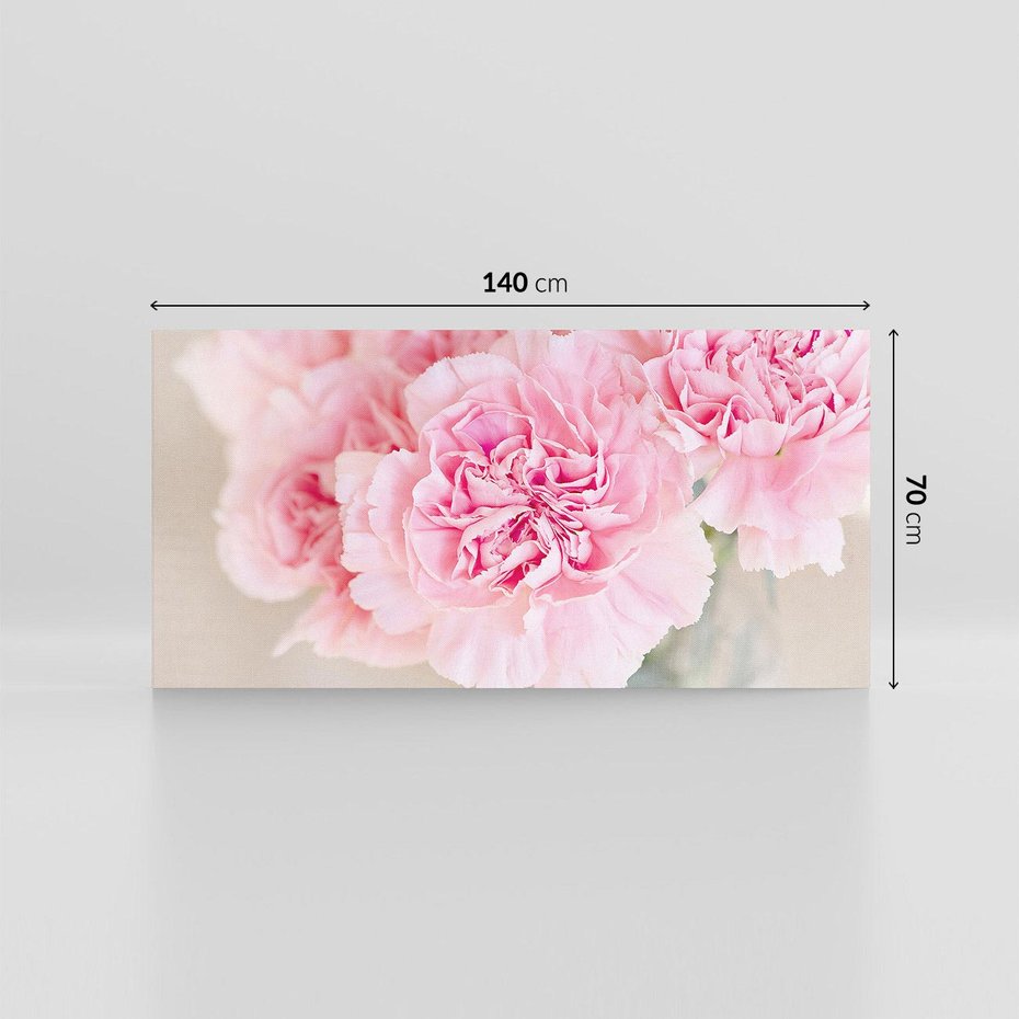 Obraz na płótnie 140x70 - Kwiatowe Rytmy - kwiat, kwiaty