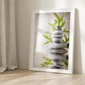 Plakat bez ramy 30x40 - Spa kamienie: naturalne piękno - spa, kamienie