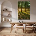 Obraz na płótnie 80x120 - Mistyfikujący urok leśnej głuszy - las, drzewa