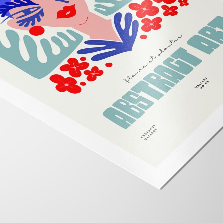 Plakat bez ramy 21x30 - Podróżne Impulsy - abstrakcja, kobieta