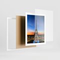 Plakat w ramie 40x50 - Wieża Eiffla w Innej Odsłonie - wieża, Eiffla - rama biała