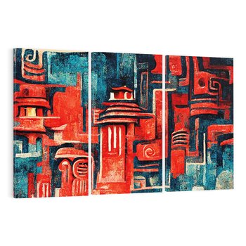 Obraz na płótnie 120x80 - Mistyka Wschodnich Światów - orientalna sztuka, nawiązanie do Japonii