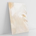 Obraz na płótnie 70x100 - Elegancja w Złocistym Chaosie - złoto beż, abstrakcja