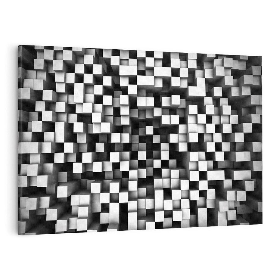 Obraz na płótnie 100x70 - Abstrakcyjne wizje w 3D - 3D, abstrakcja