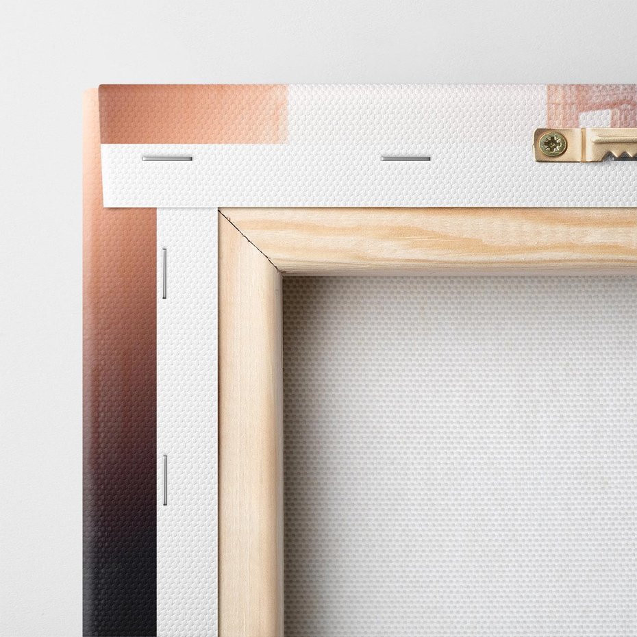 Obraz na płótnie 30x30 - Światło Portowe - czarno białe zdjecie, uliczka w nadmorskim mieście