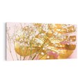 Obraz na płótnie 140x70 - Blask Natury - złote, liście