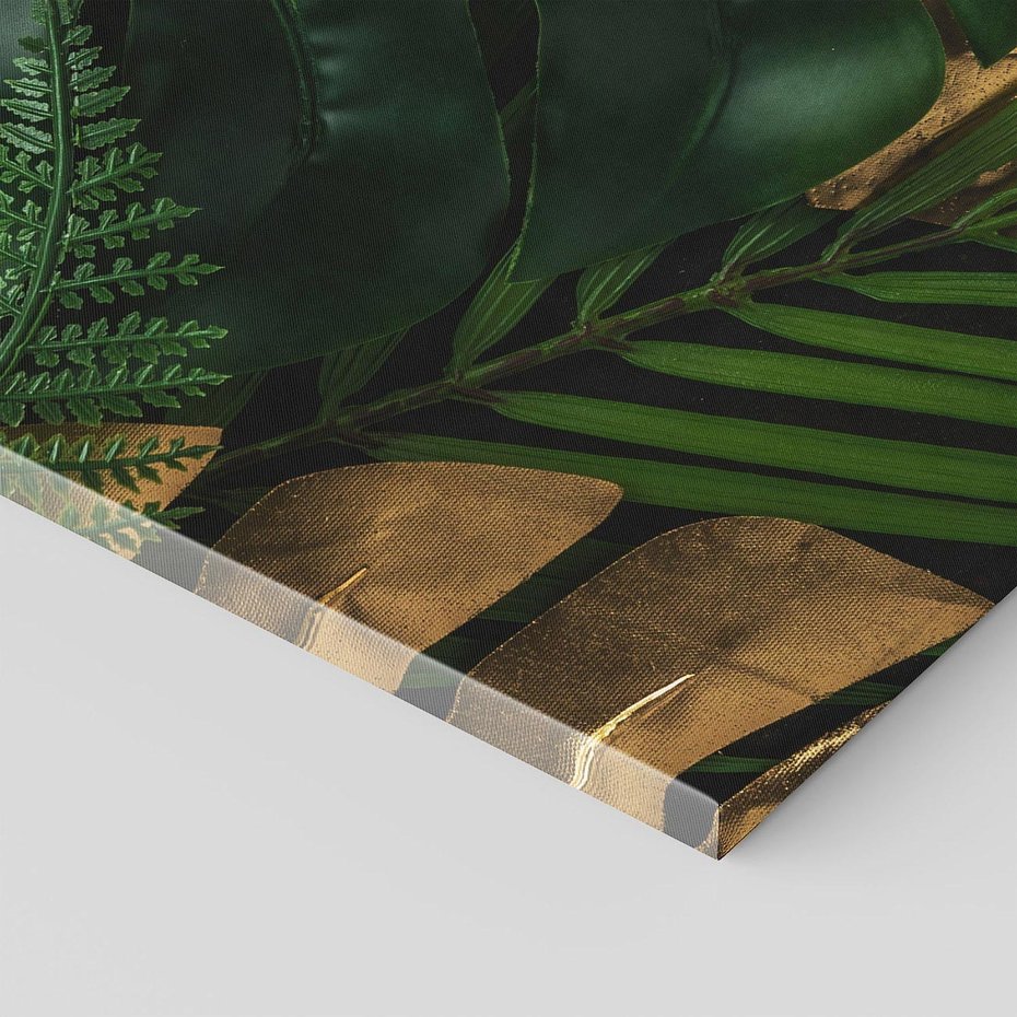 Obraz na płótnie 70x100 - Monstera Liście Kwiat - monstera, liście