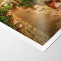 Plakat bez ramy 30x40 - Perspektywa Uliczki Miejskiej - uliczka, perspektywa