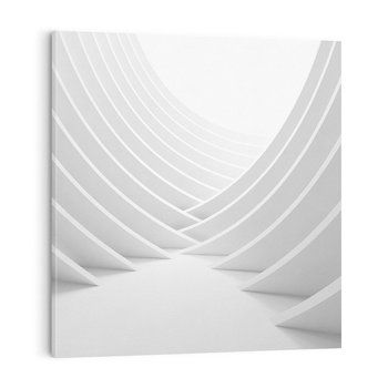 Obraz na płótnie 50x50 - Nowoczesna Ekspresja - abstrakcja, 3D