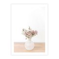 Plakat bez ramy 40x50 - Kwiaty w Minimalistycznym Wazonie - kwiaty, wazon