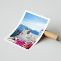 Plakat bez ramy 40x50 - Perspektywa na Santorini - Santorini, perspektywa