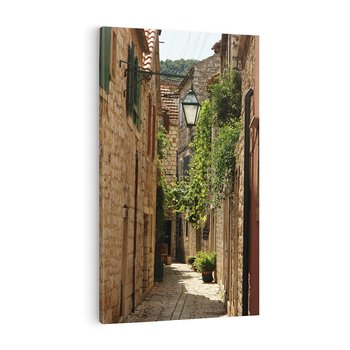 Obraz na płótnie 50x70 - Urokliwa włoska uliczka - włoska, uliczka