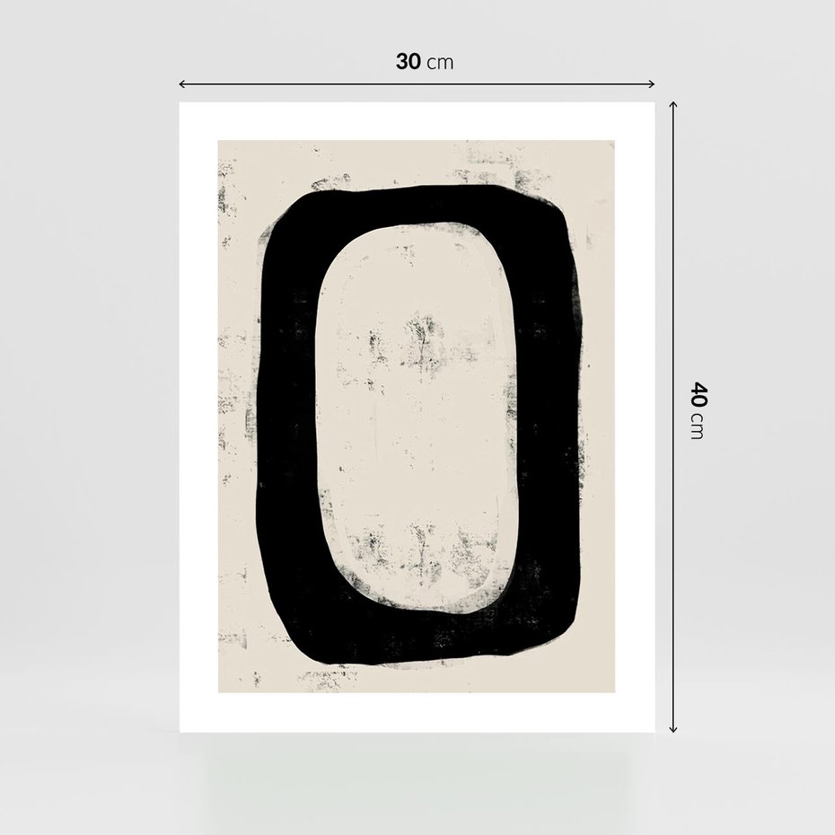 Plakat bez ramy 30x40 - Wnętrza Kształtów - abstrakcja, minimalizm