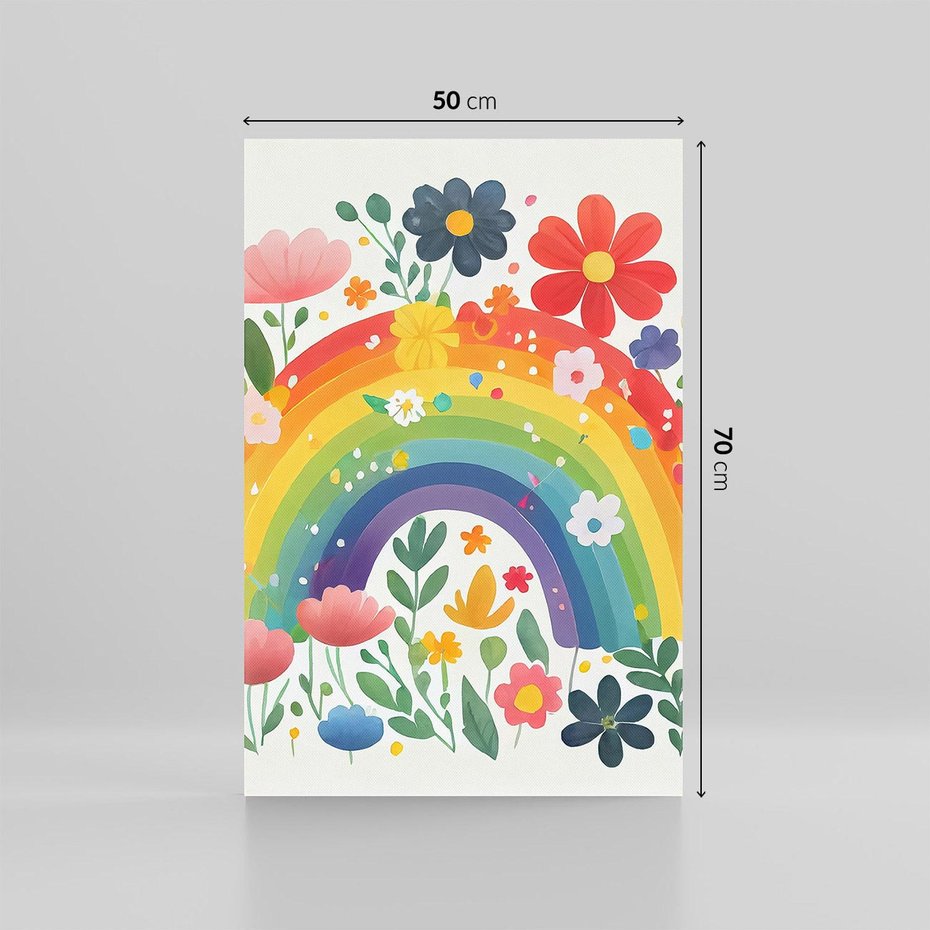Obraz na płótnie 50x70 - Kolorowe Marzenia - obraz do pokoju dziecka, dziewczynki