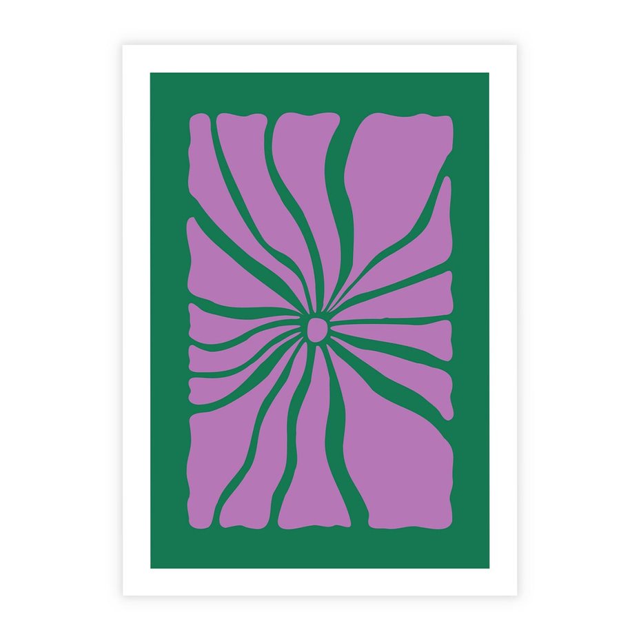 Plakat bez ramy 21x30 - Bezczasowe Impresje - abstrakcyjny plakat, boho styl