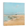 Obraz na płótnie 50x50 - Beach at Low Tide (Mouth of the River) (1869), Edgar Degas - Reprodukcja - reprodukcja, obraz na płótnie