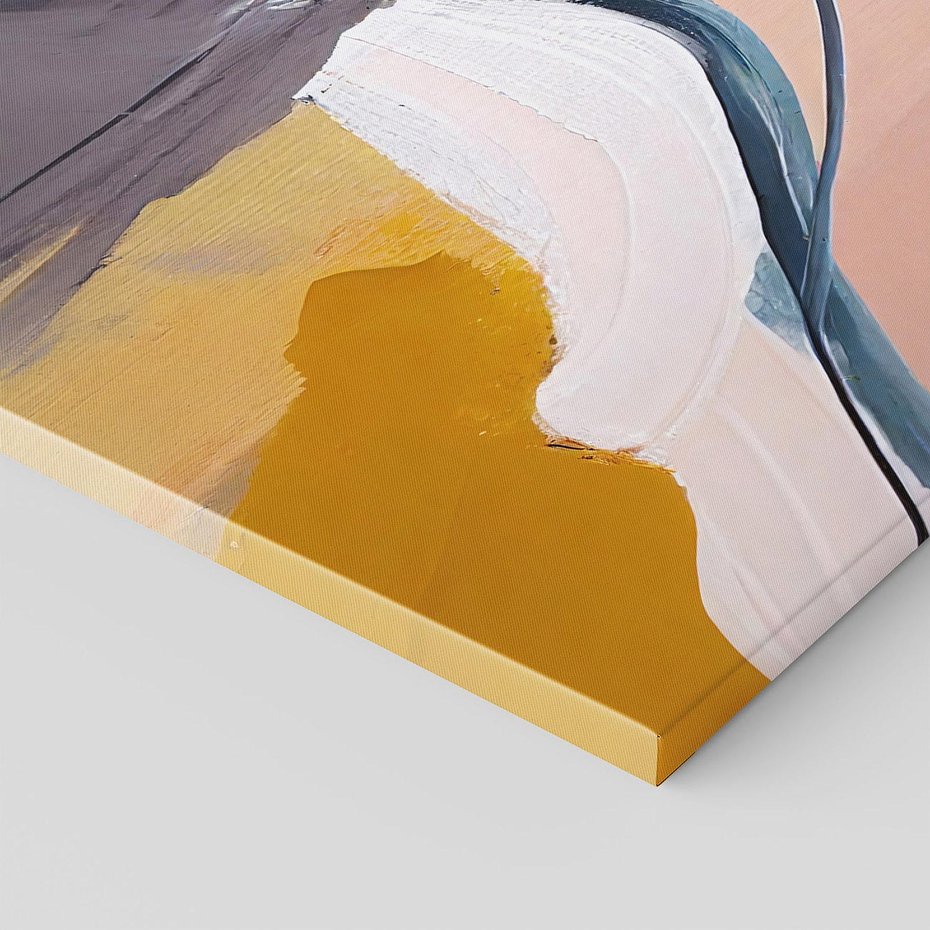 Obraz na płótnie 120x80 - Ścieżki Emocji - abstrakcja, farby olejne