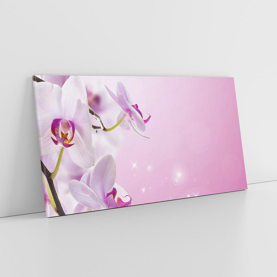 Obraz na płótnie 140x70 - Relaksujące Piękno - kwiaty, orchidea