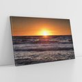 Obraz na płótnie 120x80 - Zachód Słońca Nad Morzem - zachód słońca,