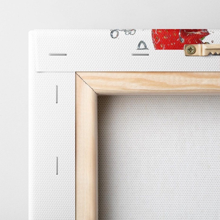 Obraz na płótnie 80x120 - Aromatyczne truskawki w pełnym rozkwicie - truskawki, owoce