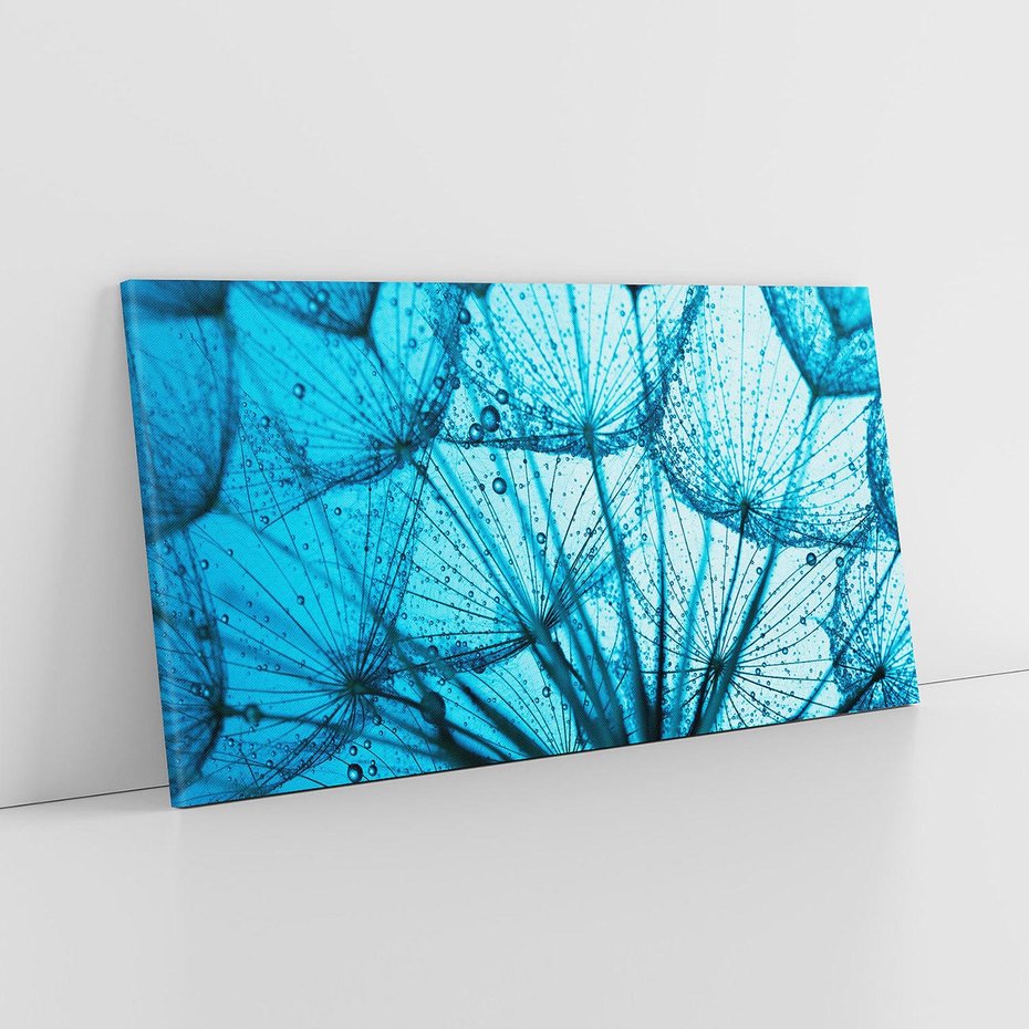 Obraz na płótnie 100x50 - Lekkość dmuchawca wśród kwiatów - dmuchawiec, kwiaty