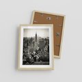 Plakat w ramie 30x40 - Dusza wielkiego miasta - Manhattan, Nowy Jork - rama drewno
