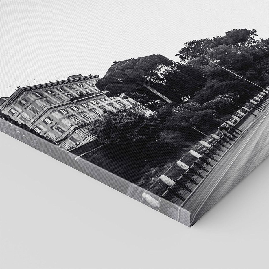 Obraz na płótnie 120x80 - Echa Historii - czarno biała fotografia, koloseum