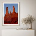 Plakat w ramie 50x70 - Wielki Kanion - majestat pustyni - Wielki Kanion, pustynia - rama drewno