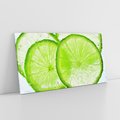 Obraz na płótnie 140x70 - Soczyste limonki - limonki, owoce