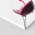 Obraz na płótnie 70x50 - Radość w smaku wina - wino
