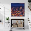 Obraz na płótnie 30x30 - Nocne impresje Paryża - Paryż, noc