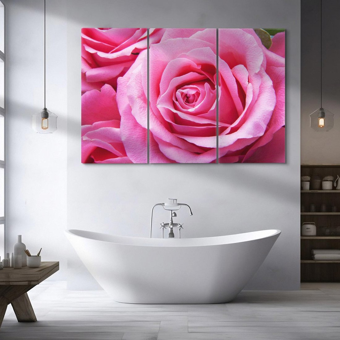 Obraz na płótnie 120x80 - Róża Wspaniałości - róża, kwiat