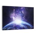 Obraz na płótnie 100x70 - Podróż w kosmiczną przestrzeń - kosmos, ziemia