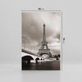 Obraz na płótnie 50x70 - Mgiełka Eiffla - Paryż, Eiffla
