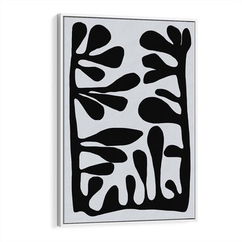 Obraz w ramie 50x70 - Taniec Kształtów - matisse, sztuka nowoczesna - rama biała