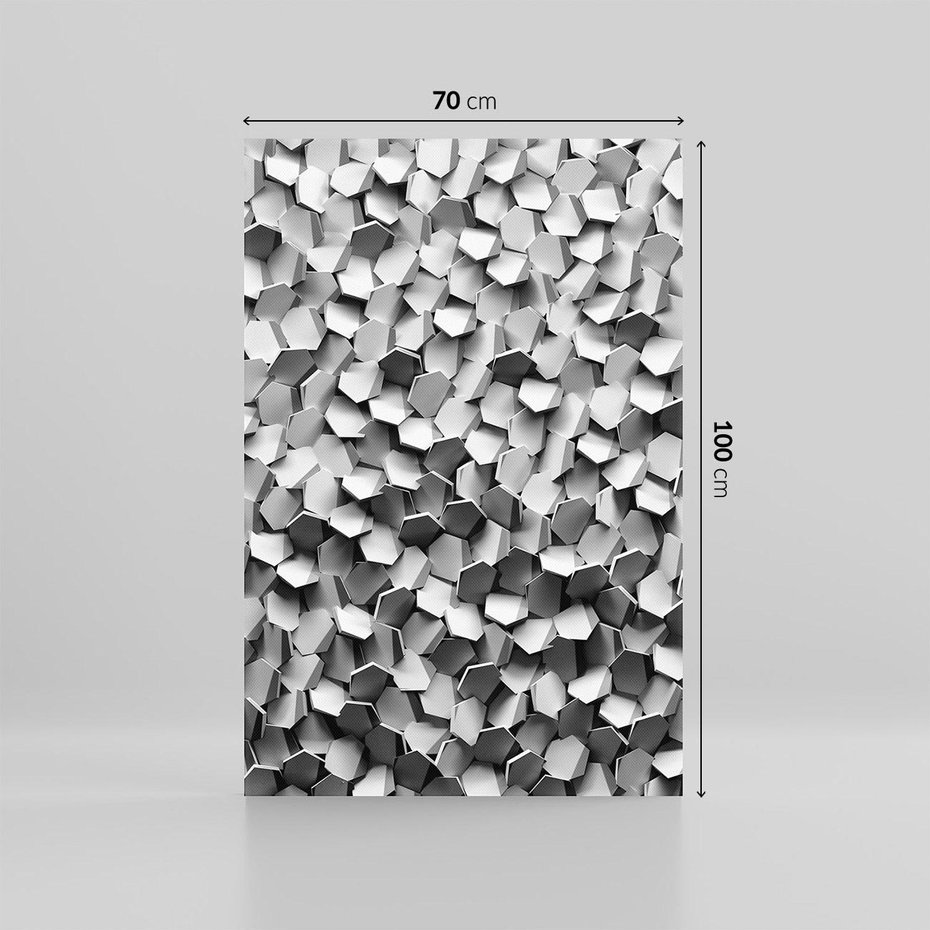 Obraz na płótnie 70x100 - Odkryj głębię sztuki - graficzne, 3D