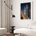 Plakat bez ramy 30x40 - Nocna magia - miasto, noc