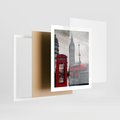 Plakat w ramie 40x50 - Londyński Klimat Telefoniczny - Londyn, telefon - rama biała