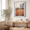 Plakat bez ramy 30x40 - Jesienna Melancholia - suche trawy, jesień