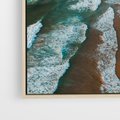 Obraz w ramie 50x70 - Z Lotu Ptaka - fotografia, plaża - rama drewno