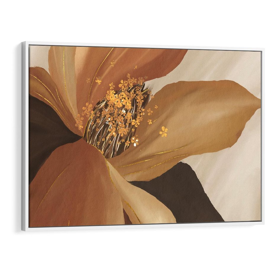 Obraz w ramie 100x70 - Wyraz Luksusu - sztuka, nowoczesna - rama biała