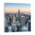 Obraz na płótnie 70x70 - Pulsujący Nowy Jork - New York, miasto