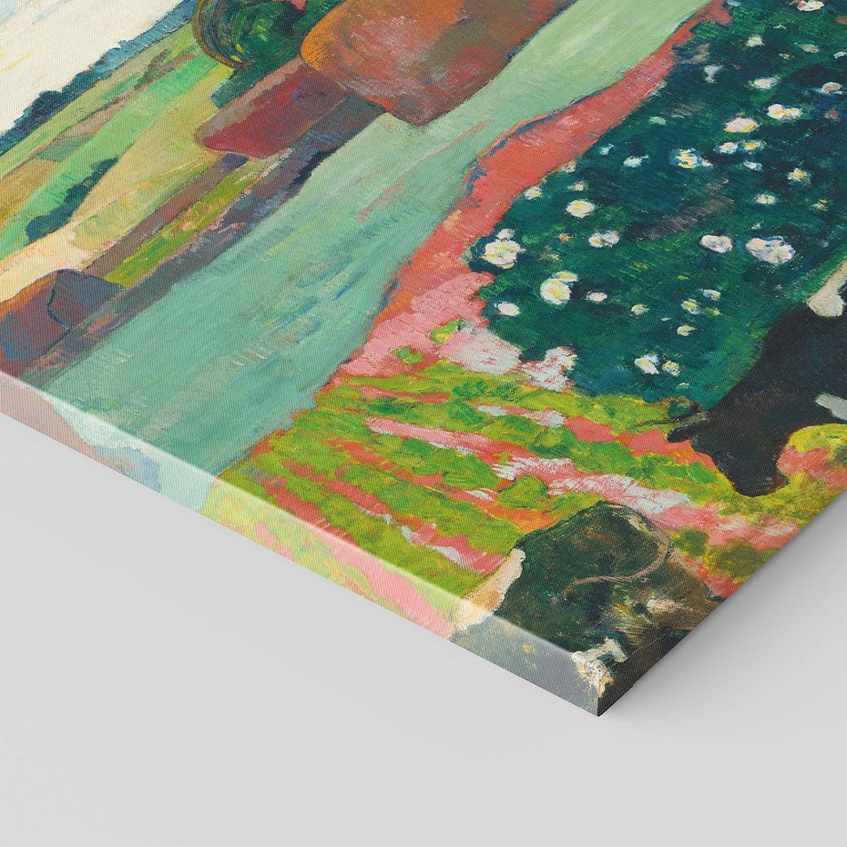 Obraz na płótnie 50x50 - Haystacks in Brittany 1890, Paul Gauguin - Reprodukcja - reprodukcja, obraz na płótnie