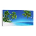 Obraz na płótnie 100x50 - Wyspa tropikalna: egzotyczne piękno - wyspa, tropikalna