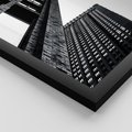 Zestaw obrazy w ramie 50x70 galeria - Architektura, budynki, czarno, biały - rama czarna