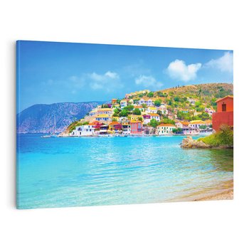 Obraz na płótnie 120x80 - Urok greckich wysp nad morzem - Grecja, morze