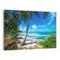 Obraz na płótnie 120x80 - Raj na Tropikalnej Wyspie - tropikalna, wyspa