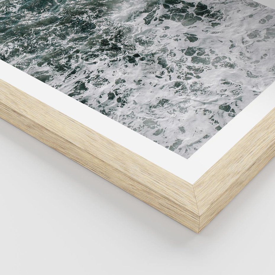 Plakat w ramie 50x70 - Sztormowa Przygoda - morze, ocean - rama drewno