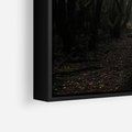 Obraz w ramie 70x50 - Urok Drogi - las, droga - rama czarna
