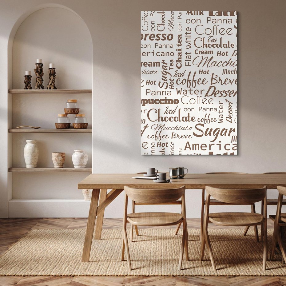 Obraz na płótnie 50x70 - Kawa w Stylu Coffee - kawa, coffee